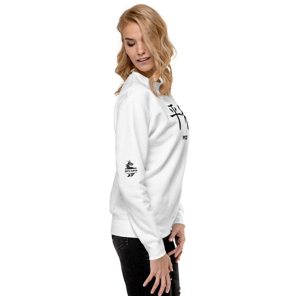 Sweatshirt Premium Unisexe Symbole Kanji “Peace” Noir - Arts-kanji